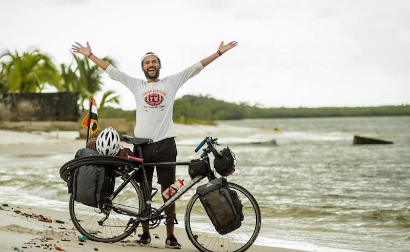 This Egyptian is Cycling to Russia for the FIFA World Cup