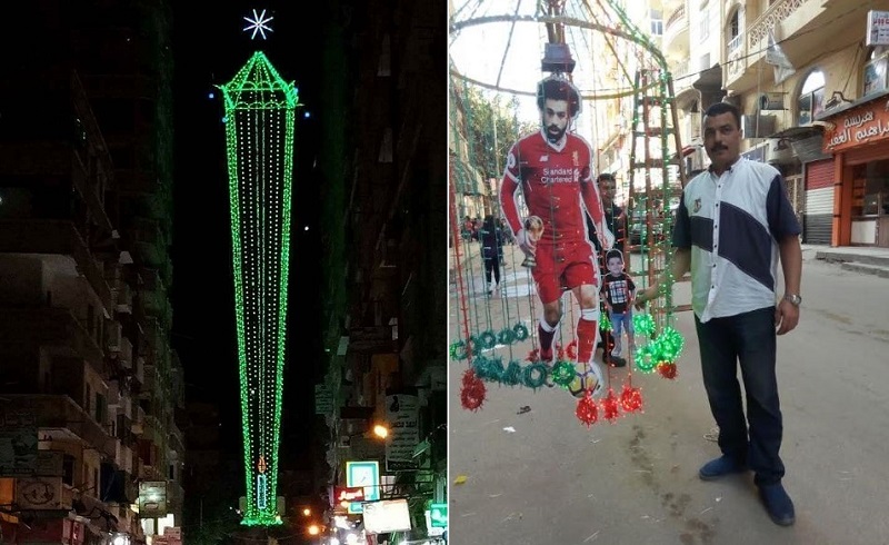 Egyptian Man Hopes to Attract Guinness World Records with World's Longest Ramadan Lantern