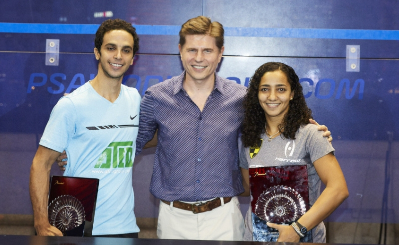 Egypt’s Raneem El Welily and Mohamed Abouelghar Take Home the China Squash Open