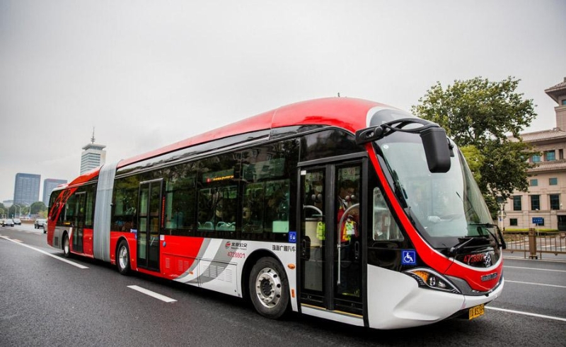 Alexandria Receives its First Electric Bus From China