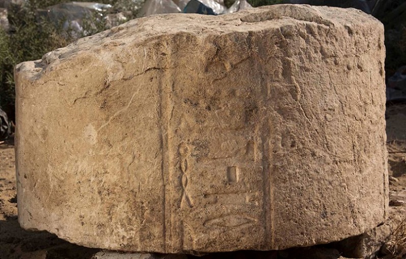 4,000-Year-Old Stone Slabs Unearthed at the Temple of the Sun in Cairo