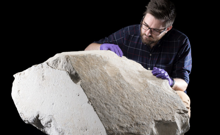 Incredibly Rare Limestone Block from Egypt's Great Pyramid to Go on Display in Scotland