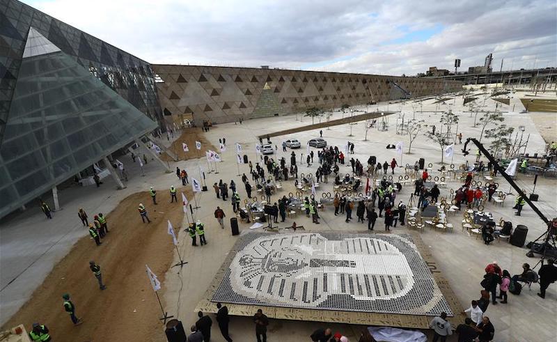 Egypt Breaks Guinness World Record for Biggest Coffee Cup Mosaic