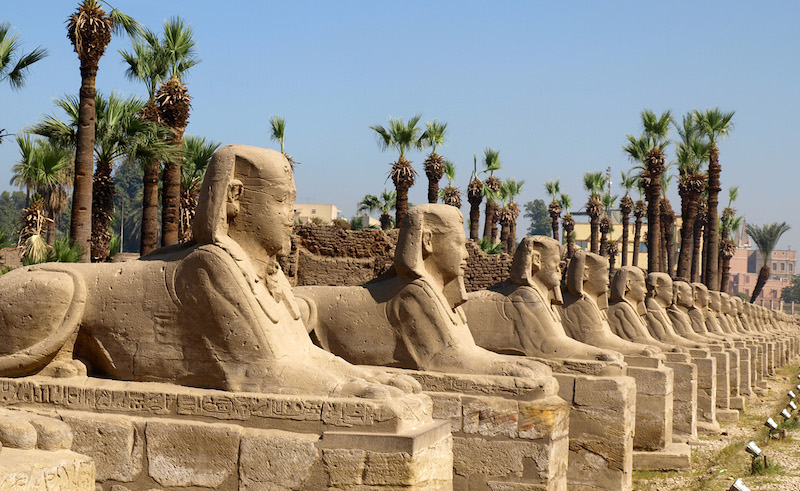 Ministry Begins to Move Four Sphinxes from Karnak Temple to Tahrir Square