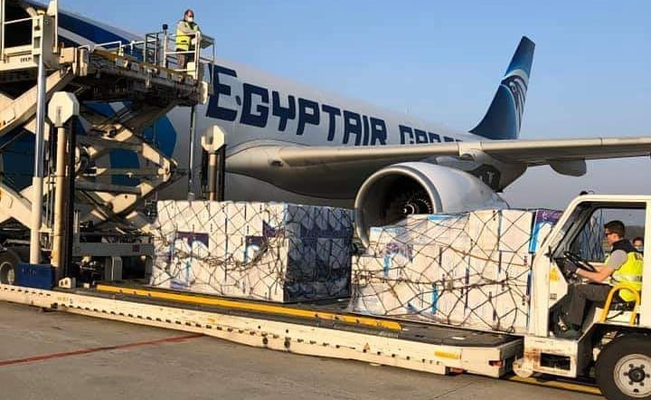 EgyptAir Cargo Plane Lands in Milan with One Million Medical Masks