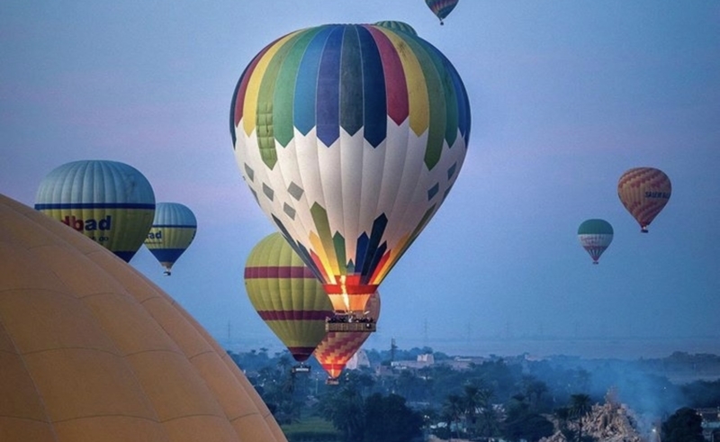 Luxor's Hot Air Balloon Trips Resume After Six Month Hiatus