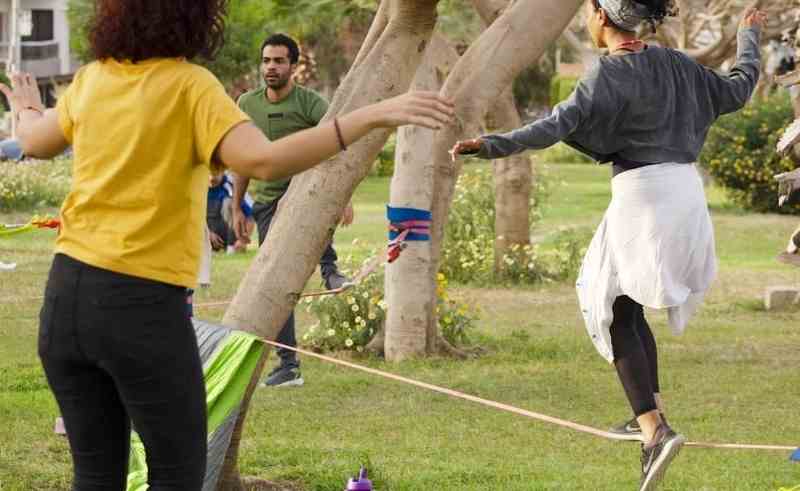 Find Perfect Balance with Slackline Egypt's Tightrope Community