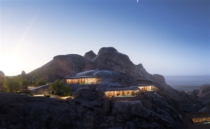 New Desert Rock Resort Carves Luxury into Saudi Arabia’s Mountainscape