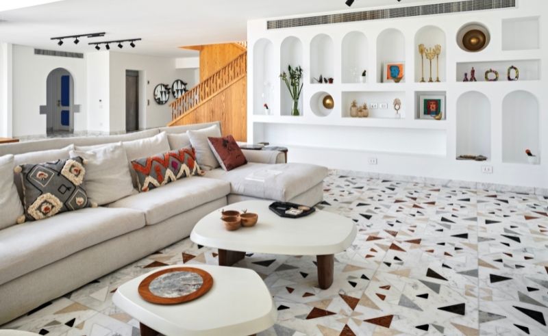 Inside Design Point’s Brightly Contrasting Hacienda White Beach House