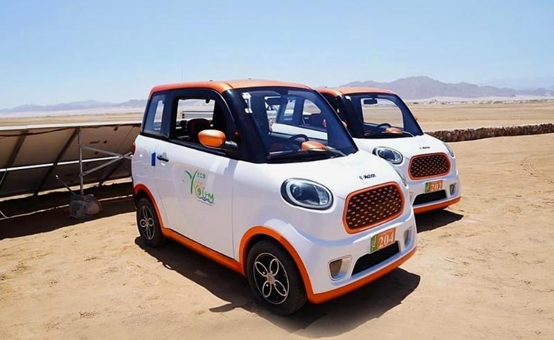 Tourists Can Now Rent Solar Powered Cars at Nabq Nature Reserve