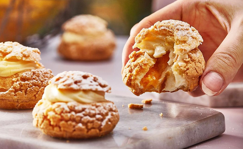 These Delicate Homemade Le Choux Bites Require French Tips