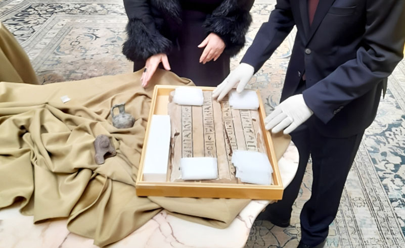 Rare Ancient Egyptian Artefacts Repatriated From Italy’s Turin Museum