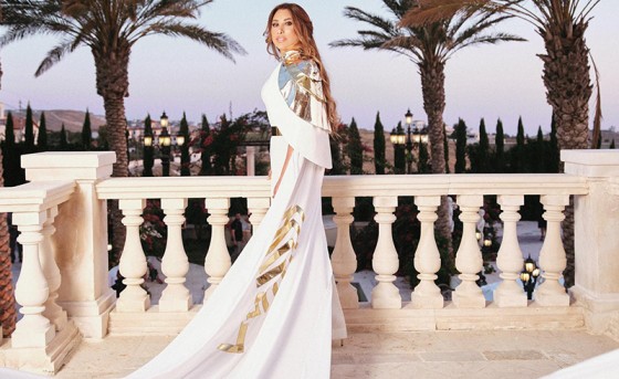 Najwa Karam Dons Guinness Record-Breaking Gown by Jordan’s Kish Jean