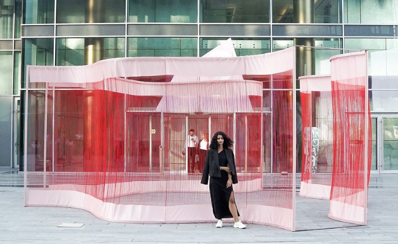 Palestinian Designer Areen Shows Symbolic Threads in Dubai Design Week