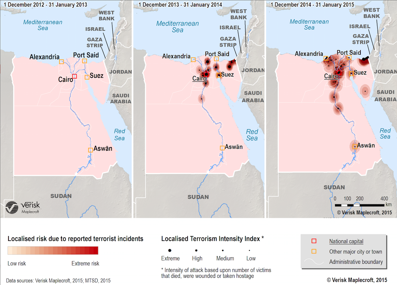 Infographic: Egypt's Spreading Terrorism