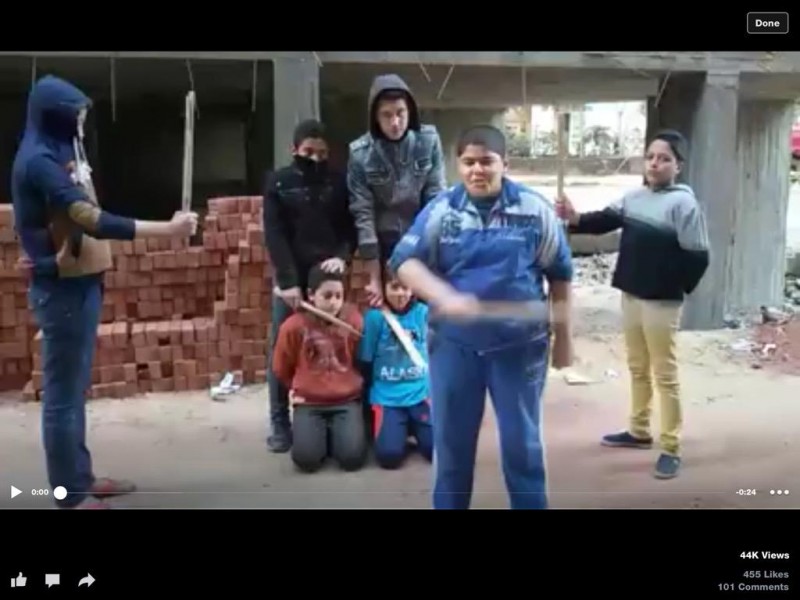 Video: Egyptian Children Playing ISIS Beheadings