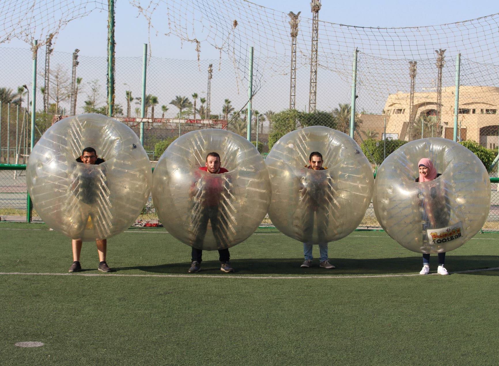 Bring Out the Beast In You with Bubble Football