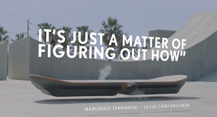VIDEO: Lexus Unveils New Hoverboard