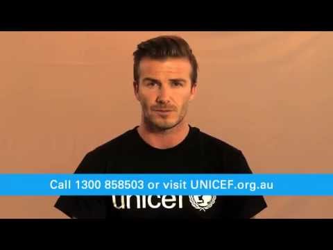 Beckham with #ChildrenOfSyria