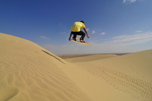 Sand Boarding Goes Pro in Egypt