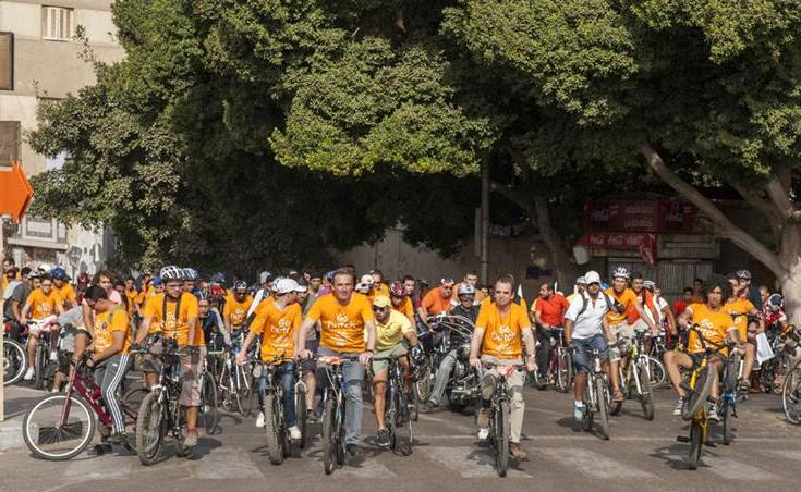 Cyclists To Reclaim Zamalek Roads For Orange Bike Day 2015