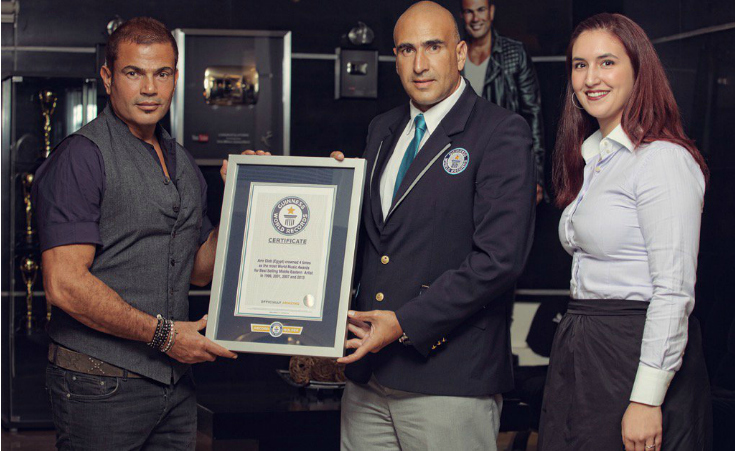 Amr Diab is Officially a Guinness World Record Winner