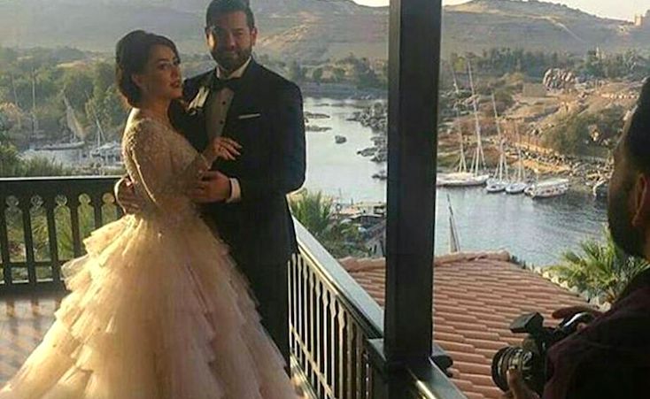 20 Insanely Fabulous Celebrity Photos from Kinda Alloush and Amr Youssef's Wedding