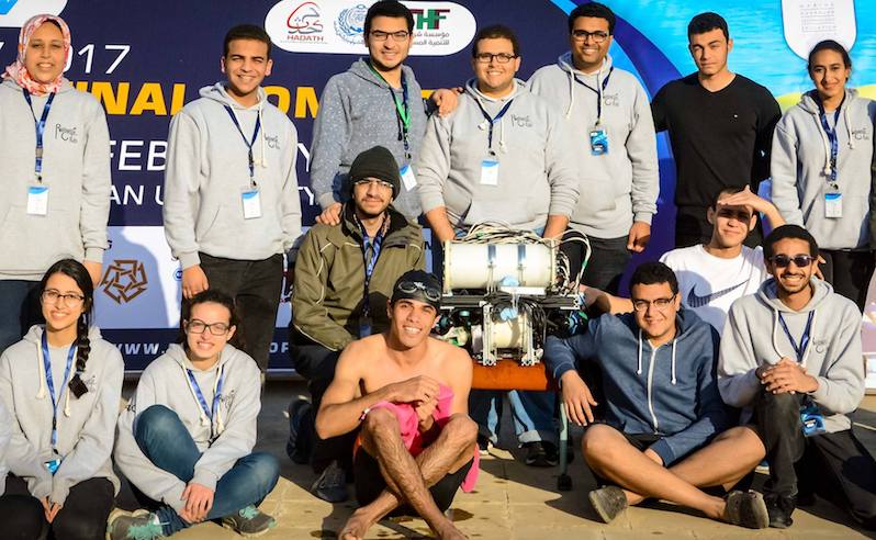 AUC Student Club Builds Underwater Robot