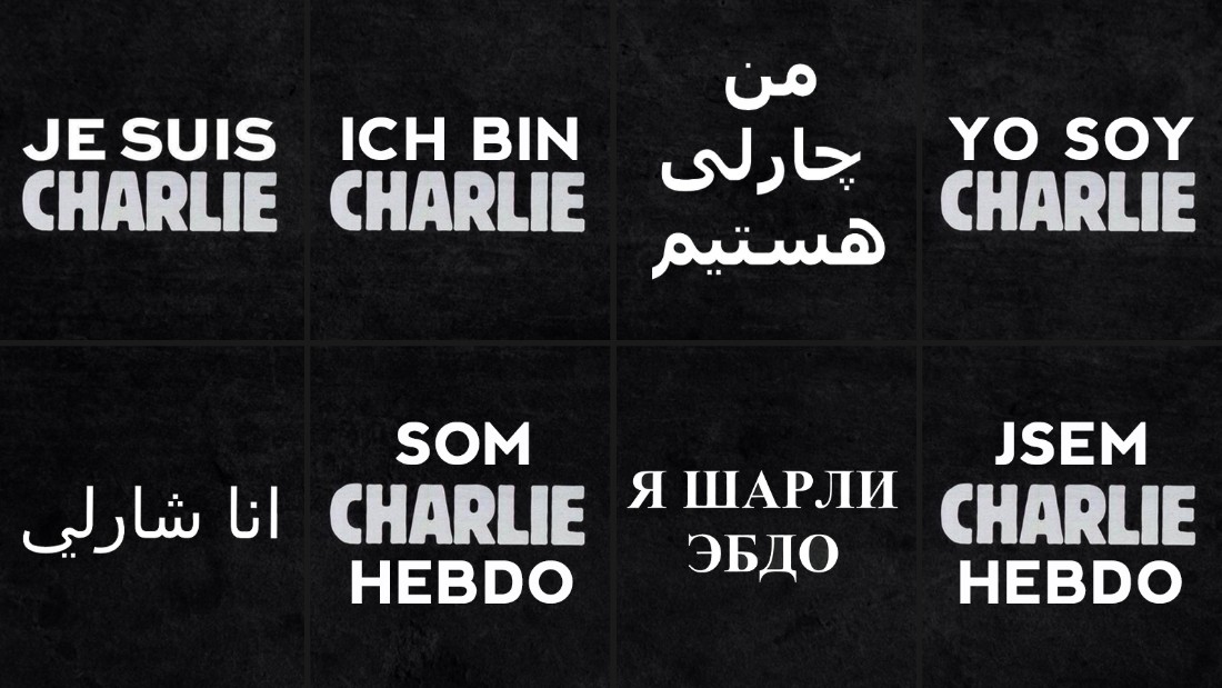 #JeSuisCharlie Says the World
