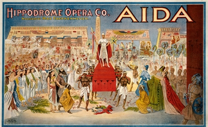21 Gorgeous Posters of Opera Aida from Around the World