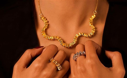 Amena Farahat's New Collection Features Stunning Folded Gold Pieces 