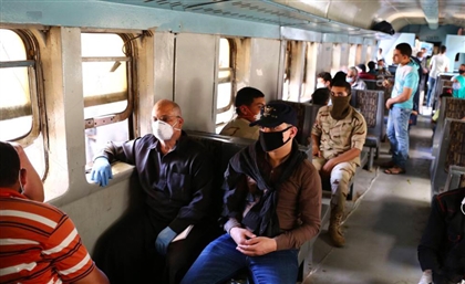 Railways Authority to Enforce Face Mask Rules with EGP 50 Fine