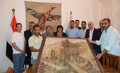 Egyptian Painting Found in Cafe After Being Missing for 50 Years