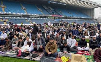 England's Blackburn FC Opens Stadium for Eid al-Adha Prayers