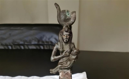 Bronze Statue of Goddess Isis Returns to Egypt from Switzerland