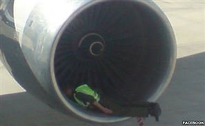 Man Tries to Get to Egypt in Plane Engine