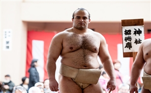 Egypt's First Sumo Wrestler