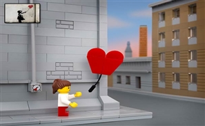 Banksy + Lego = Bricksy