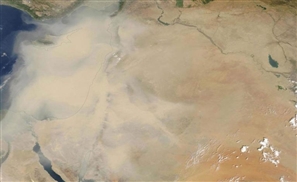Check Out NASA's Amazing Picture from Space of This Week's Crazy Sandstorm