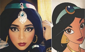 Incredible Makeup Artist Uses Hijab To Transform Into Disney Characters