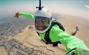 VIDEO: Skydiving Over The Pyramids Because Why Not?