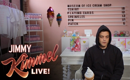 Video: Mr. Robot’s Rami Malek Goes All Elliot at an ‘Ice Cream Museum’