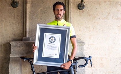 Egyptian Cyclist Breaks Guiness World Record for The Fastest Europe-Crossing by Bike