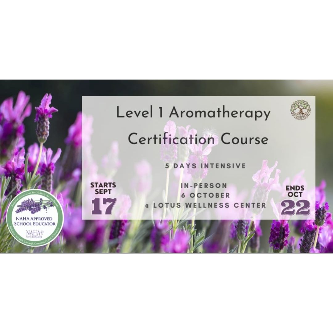 Aromatherapy certification course  