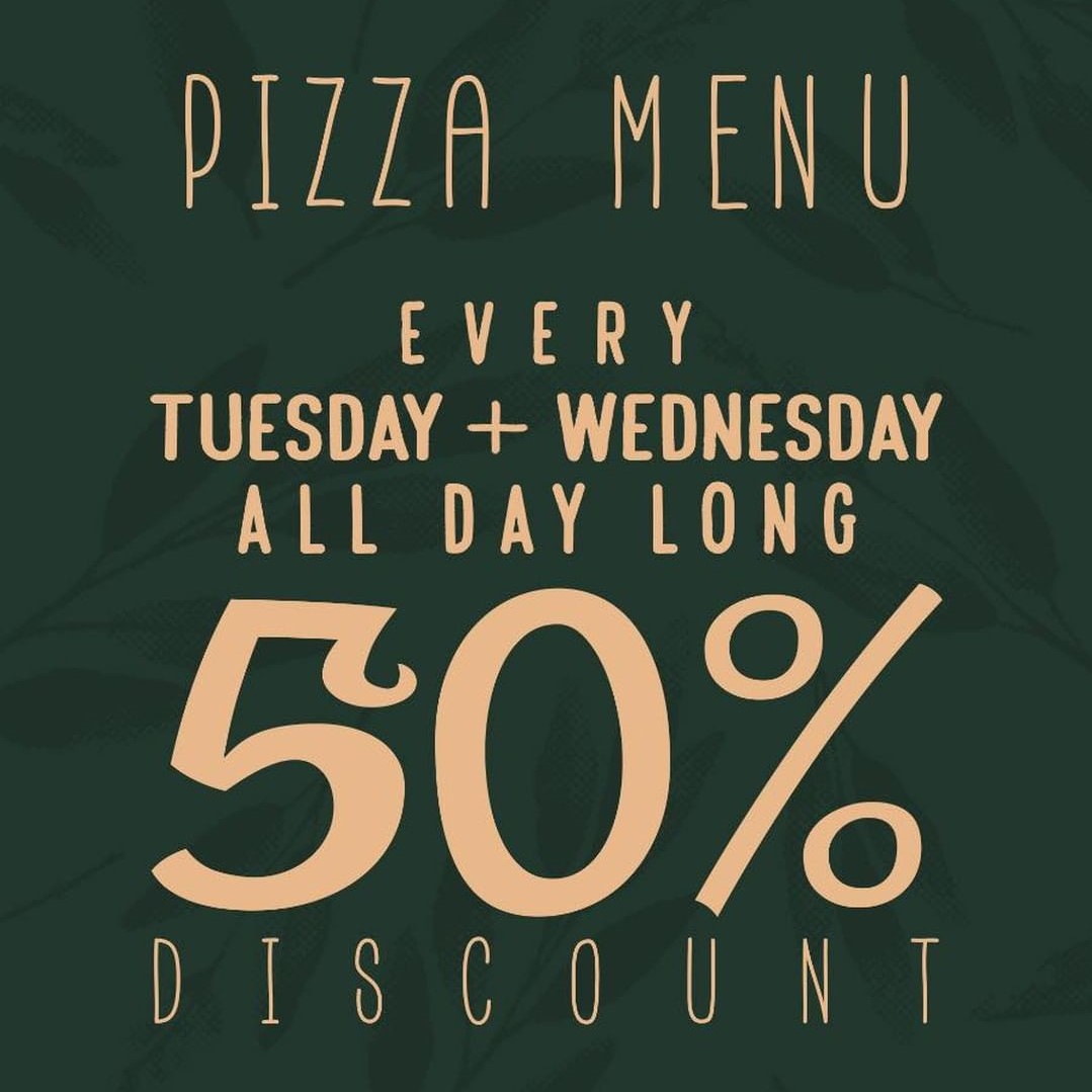 Pizza Menu | 50% Off 