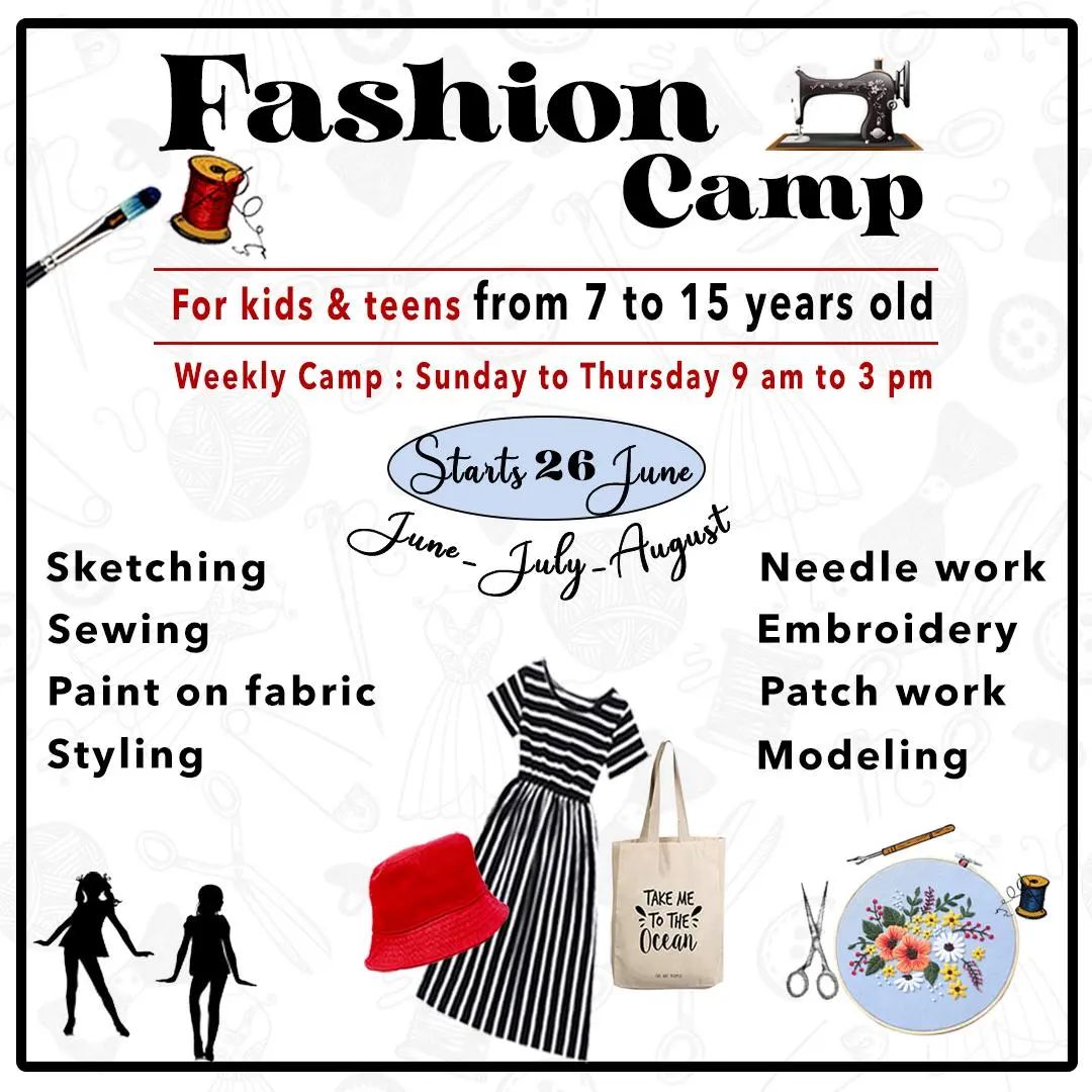 Fashion Camp for Kids & Teens (7 to 15)